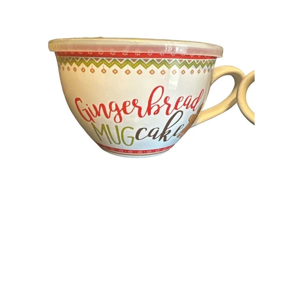 Pier 1 Gingerbread Mug‎ Cake Set Of 2